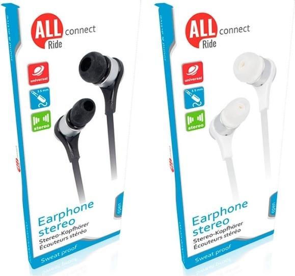 Actual product image All Ride Connect Earphone with microphone PL