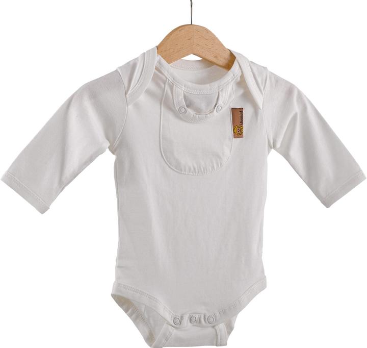 Produktbild Löwenkind Langarm-Body Weiss Gr. 74/80 (74, 80)