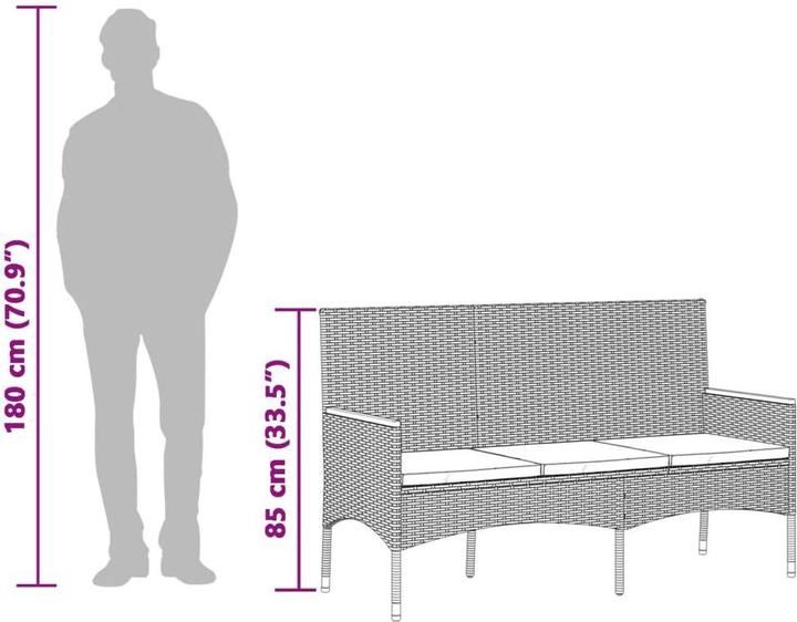 Produktbild vidaXL Gartenbank