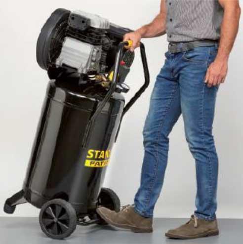 Actual product image Stanley Belt compressor