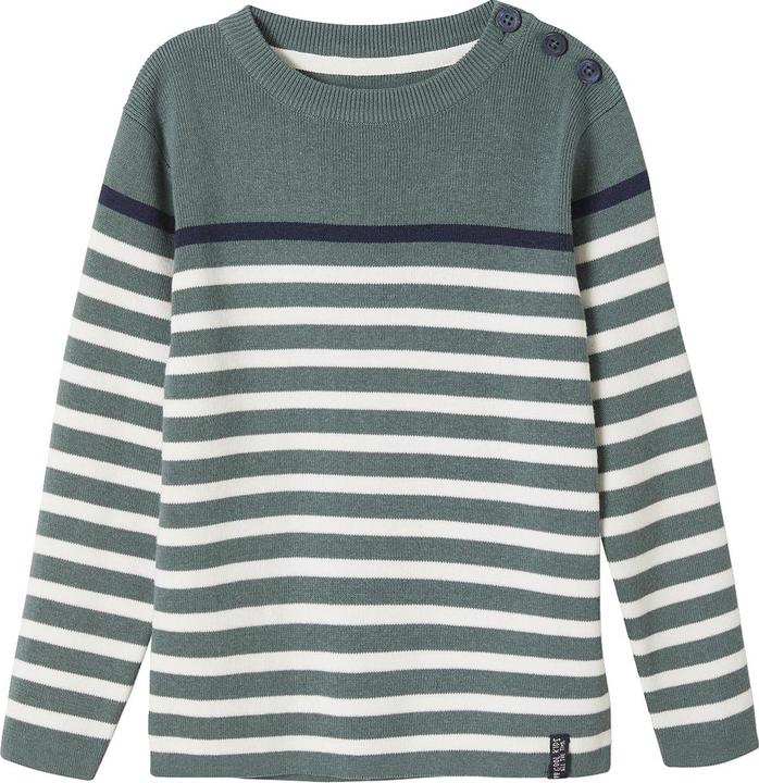 White striped, Grey-green