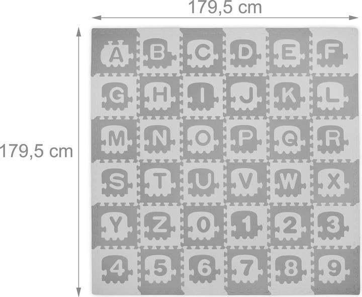 Actual product image Relaxdays 71-piece puzzle mat