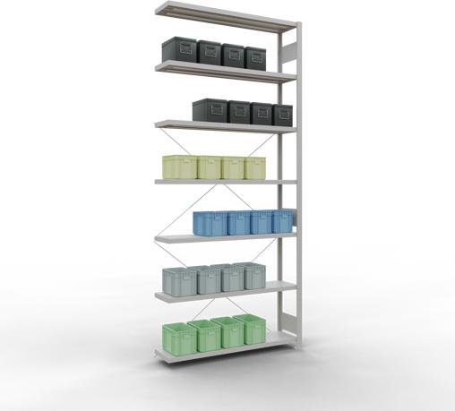 Image du produit Schulte Lagertechnik Système enfichable Élément suivant MULTIplus250 avec traverse de longueur