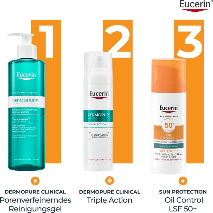 Actual product image Eucerin Oil Control (Sun cream face, SPF 50+, 50 ml)