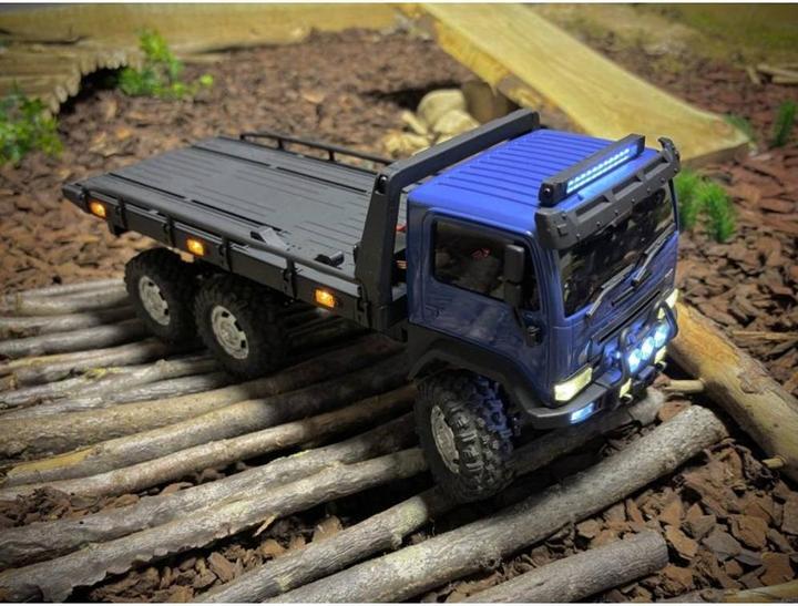 Actual product image Absima CR18P Tow Truck 6x6 Brushless 1:18 RC model truck electric crawler four-wheel drive (RTR Ready-to-Run)