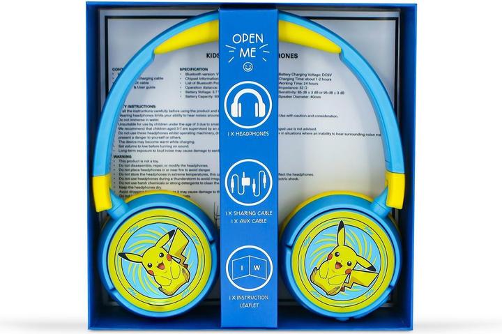 Produktbild OTL Bluetooth Headset w/Perental Control - Pokemon Pikachu (PK0980)