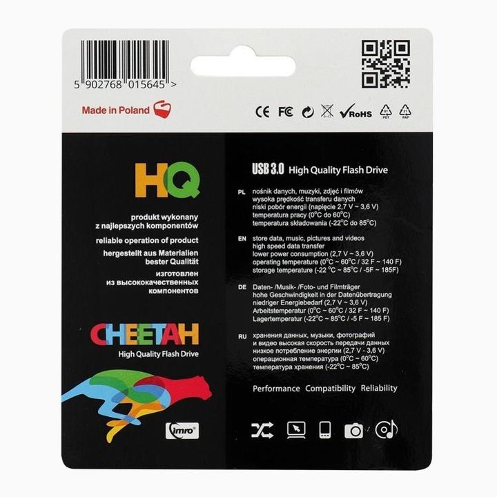 Actual product image IMRO pendrive 8GB USB 3.0 Cheetah (8 GB, USB-A)
