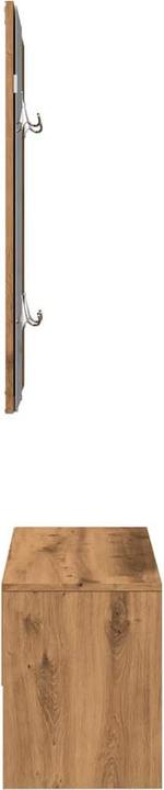 Immagine prodotto vidaXL Garderoben-Set Artisan-Eiche Holzwerkstoff