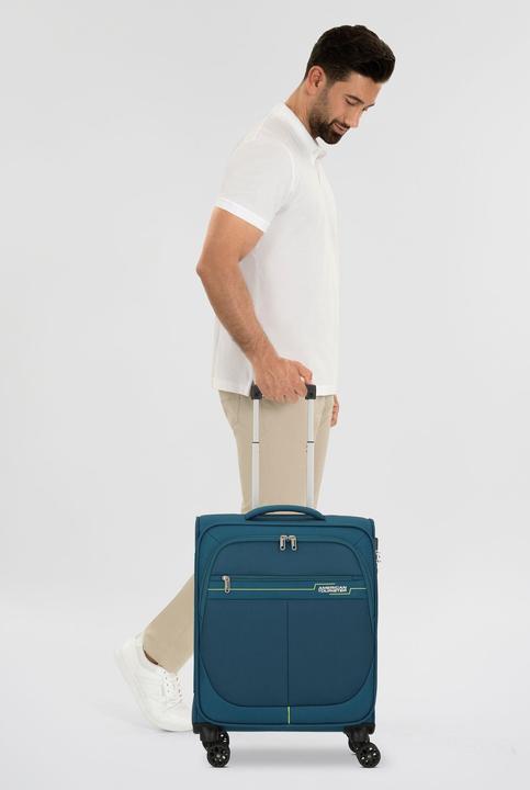 Actual product image American Tourister Deep Dive 4 wheels cabin trolley 55 cm (38 l)