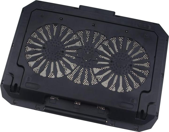 Produktbild Techly Laptop-Kühlpad bis 17 cm, beleuchtet
