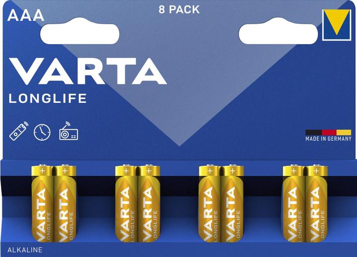 Actual product image Varta Longlife (8 pcs., AAA, 1200 mAh)