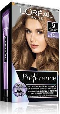 Produktbild L'Oréal Paris L'Oréal Preference hair dye L 7.1 Iceland (7.1 Islande)