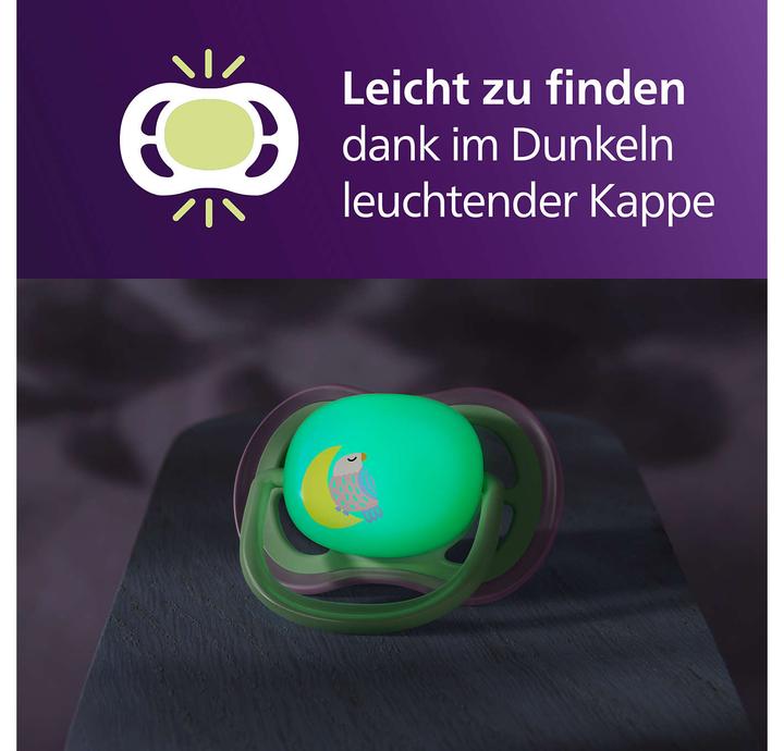 Image du produit Philips Avent Pacifier für die Nacht (2 x, 6 - 18 M.)