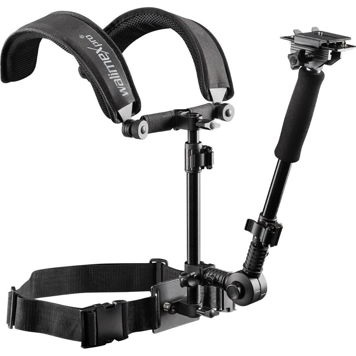 Walimex pro pro Schulterstativ (Metall, Kunststoff), Stativ, Schwarz