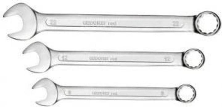 Actual product image Gedore Red Combination wrench set metric 12 pieces (12 mm, 20 mm, 13 mm, 21 mm, 32 mm, 18 mm, 11 mm, 23 mm, 26 mm, 19 mm, 27 mm, 15 mm, 25 mm, 24 mm, 31 mm, 14 mm, 29 mm, 10 mm, 30 mm, 22 mm, 17 mm, 28 mm, 16 mm)