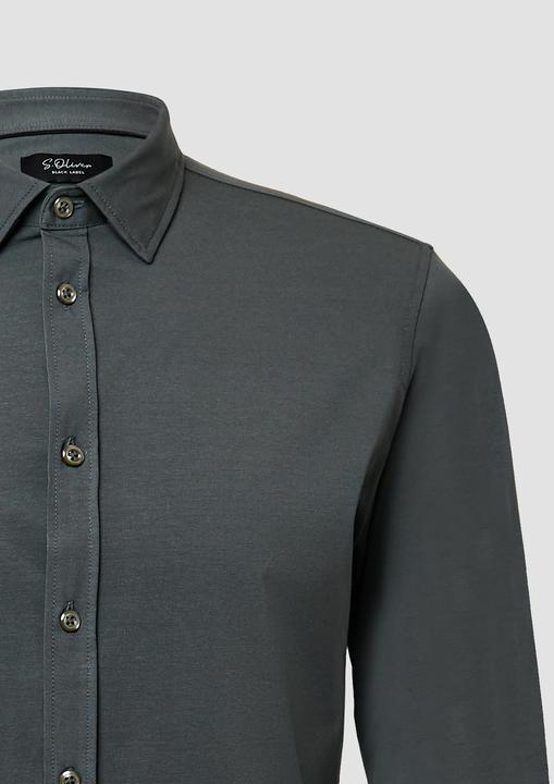 Immagine prodotto s.Oliver Hemd Tailored Fit: Hemd aus Premium-Jersey (46)