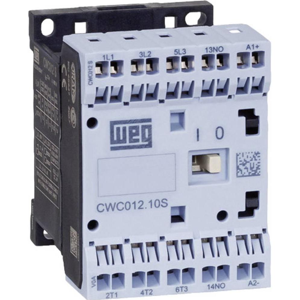 Thumbnail - Weg CWC09-01-30D24S Schütz 3 Schliesser 4 kW 230 V/AC 9 A mit Hilfskontakt 1 S, Relais