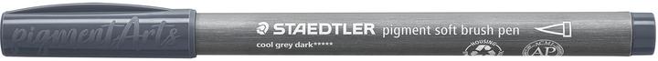 Produktbild Staedtler Pigment soft brush pen coolgrey dark (1x)