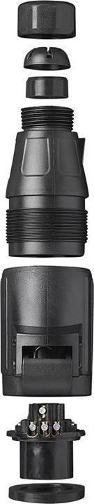 Image du produit ProPlus Prise 13 pôles PVC volante sous blister