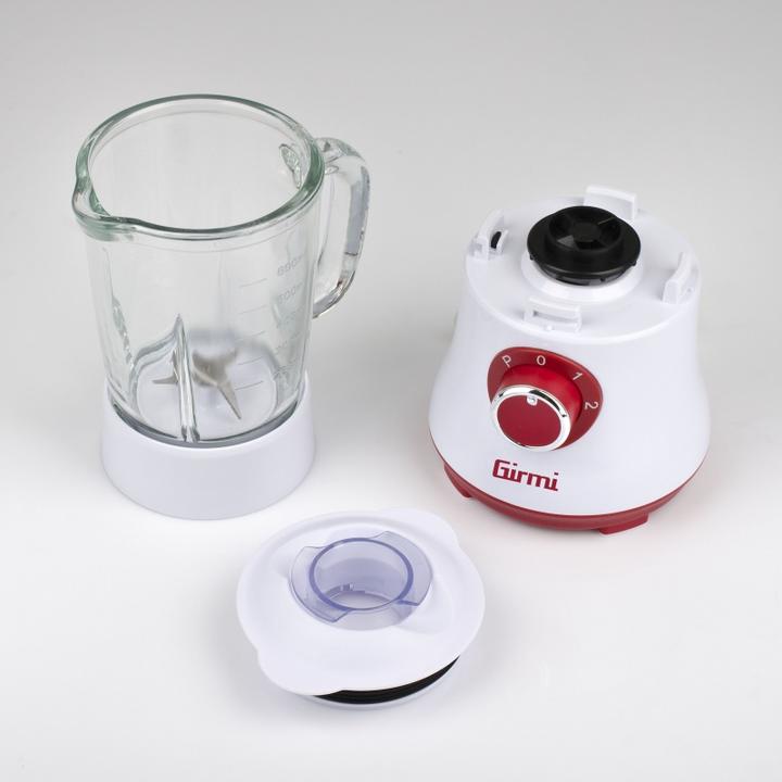 Immagine prodotto Girmi FR23 0,6 L Frullatore da tavolo 300 W Rosso, Trasparente, Bianco (300 W)