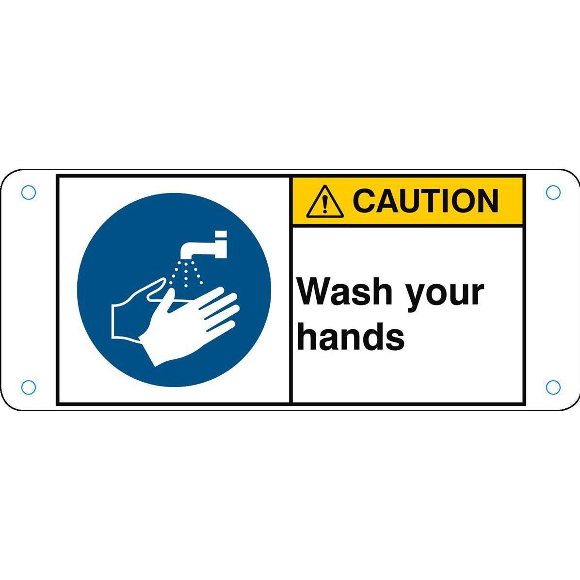Brady, Etiketten, ISO Safety Sign - Wash your