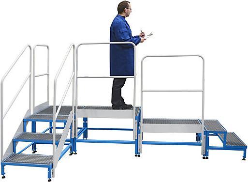 Immagine prodotto Eurokraft Piattaforma per sistema di moduli di piattaforma (Scala a pioli, 91 cm)