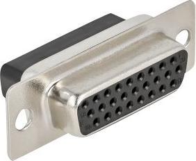 Produktbild Delock D-Sub HD 26 Pin Crimp Buchse, Metall, 2 Stück (3.91 cm)