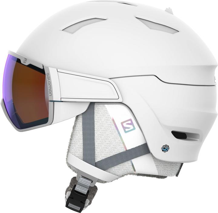 Salomon CASCO MIRAGE PHOTO Bianco Argento/UNIV (56 - 59 cm, M)