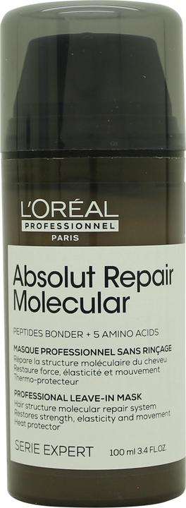 L'Oréal Professionnel L ÌOrÃ©al Professionnel - No-rinse mask for damaged hair Absolut Repair Molecular ( Professional (100 ml)
