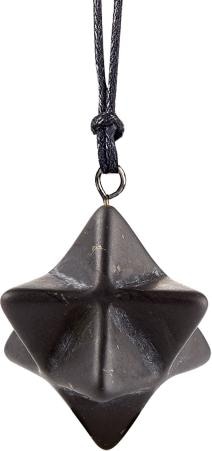 Image du produit PranaHaus Pendentif en schungite "Merkaba