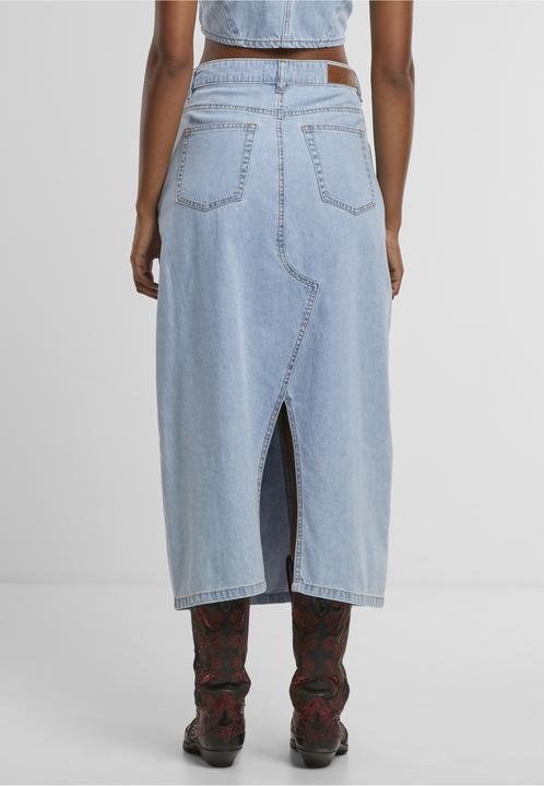 Produktbild Urban Classics Ladies Soft Denim Midi Skirt - 193361 (26, S)