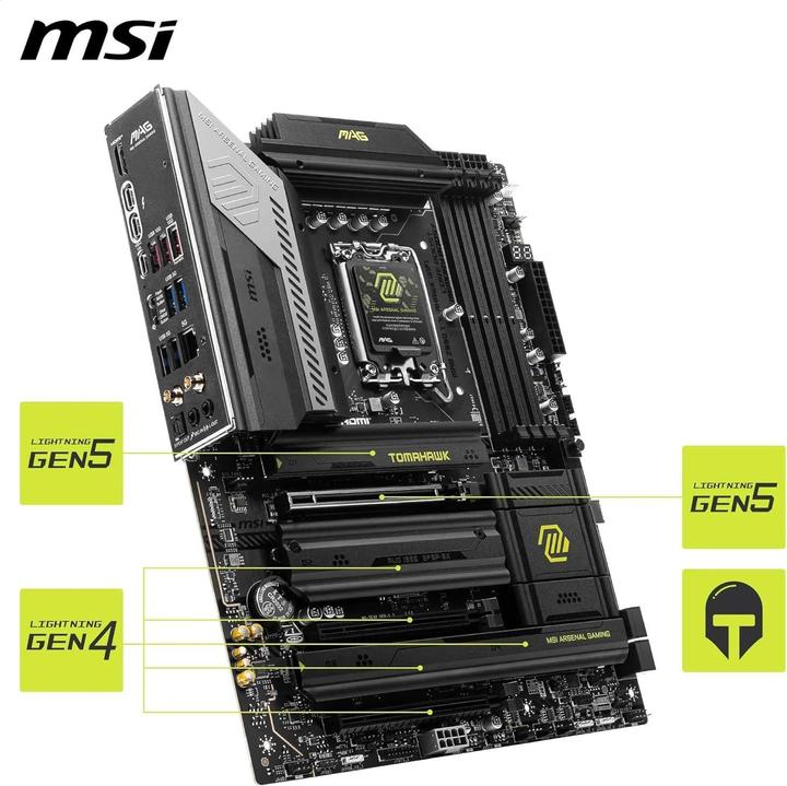 Produktbild MSI MAG Z890 TOMAHAWK WIFI (LGA 1851, Intel Z890, ATX)