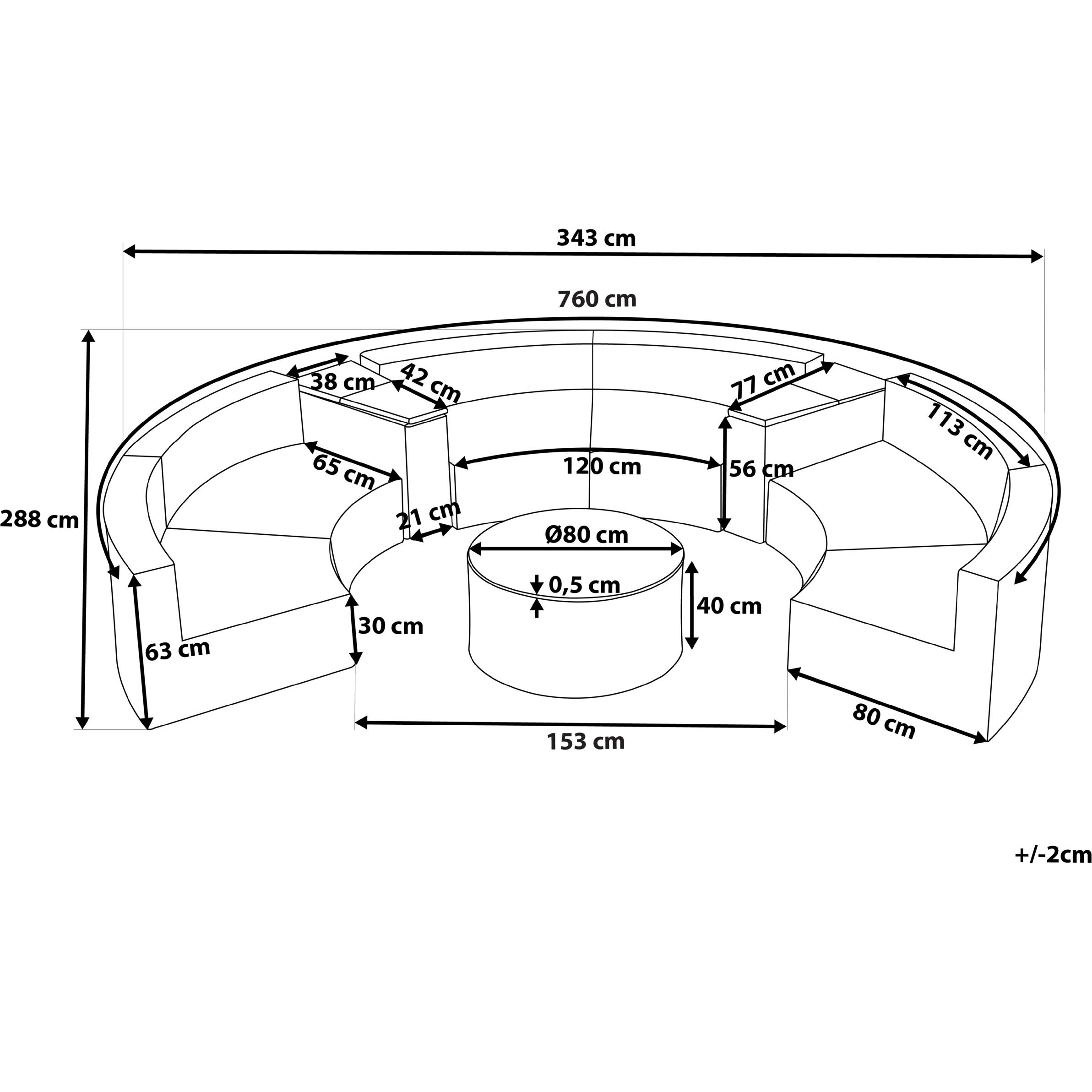 Thumbnail - Beliani, Gartenlounge, Severo