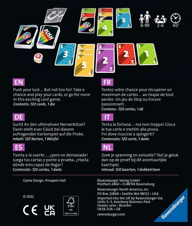 Productafbeelding Ravensburger Duw (Engels, Frans, Italiaans, Nederlands, Spaans, 2 - 6 Spelers)