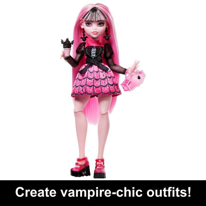 Actual product image Monster High Hidden Treasures Draculaura