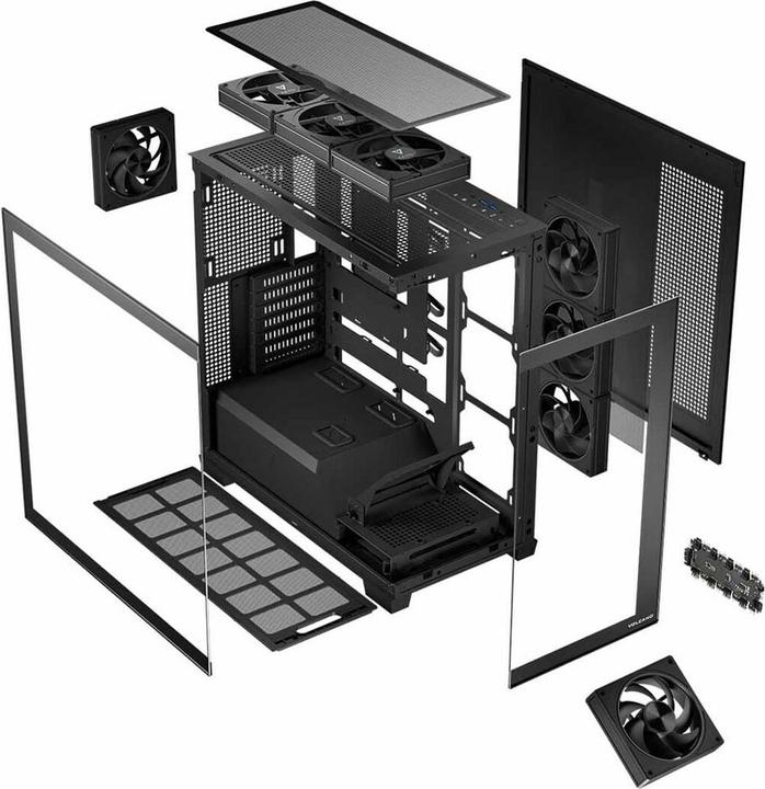 Immagine prodotto Modecom Computergehäuse VOLCANO STELLAR ARGB MIDI 8F (ATX, mATX, Mini-ITX)