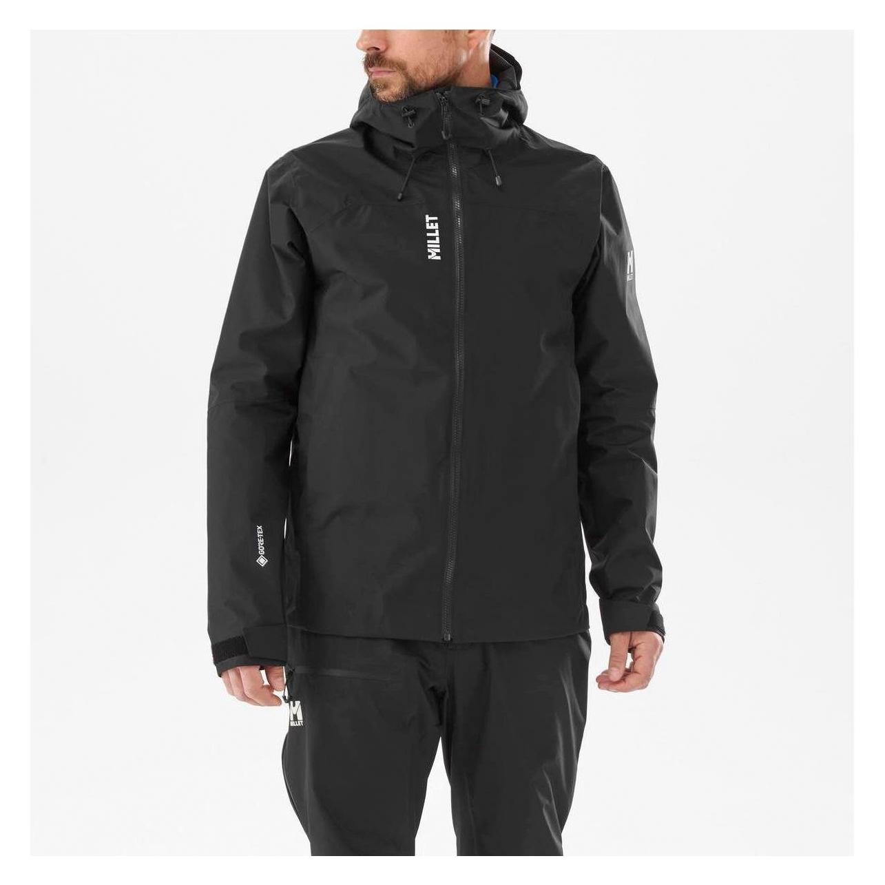 Millet, Mannen, Regenjassen, Seneca Gtx 2L Jkt Jacke, Zwart, (L)