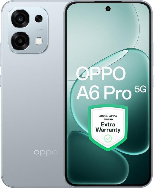 Produktbild OPPO A6 Pro 5G (256 GB, Lunar Titanium, 6.70", Dual SIM, 5G)