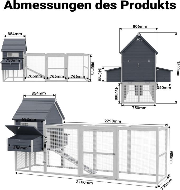 Produktbild Wiltec Hühnerstall
