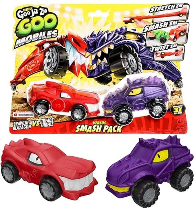 Actual product image Goo Jit Zu HEROES OF Goo Mobiles Smash up versus pack