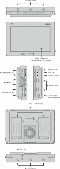 Produktbild Blackmagic Video Assist (7", Full HD)