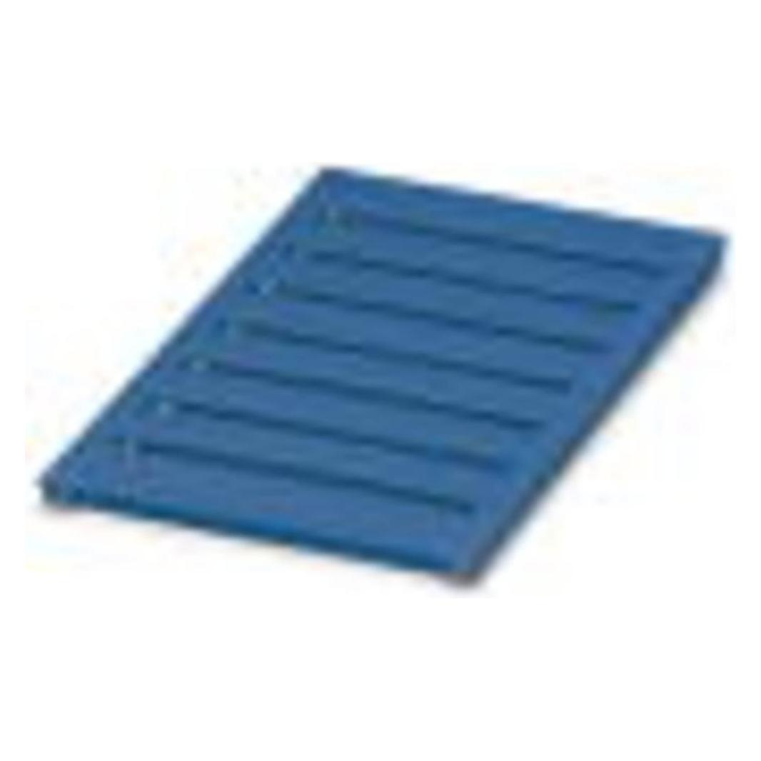Phoenix Contact terminal marker 0818292 UC-TM 5 BU Inhoud: 10 stuks., Kabels + Stekkers, Blauw