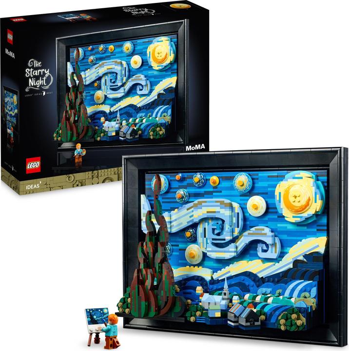 Actual product image LEGO Vincent van Gogh - Starry night (21333, LEGO Rare Sets, LEGO Icons)
