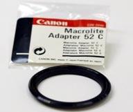 Actual product image Canon 52C Macro Ring Lite to Macro Flash