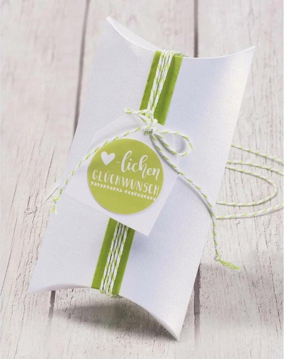 Produktbild Heyda Geschenkschachtel 90 x 125 mm 6 Stück, Weiss (6x)