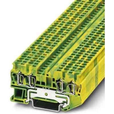 Phoenix Contact Schutzleiterklemme ST2,5 Quattro gn/ge, Elektronikkabel + Stecker, Grün