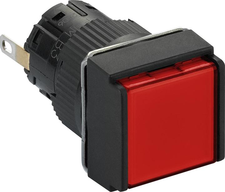 Actual product image Schneider Electric Indicator light 24Vdc red square