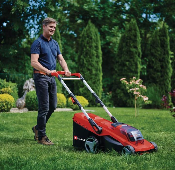 Actual product image Einhell GP-CM 36/41 Li (2x4,0Ah) Akku-Rasenmäher (Rechargeable battery operated)