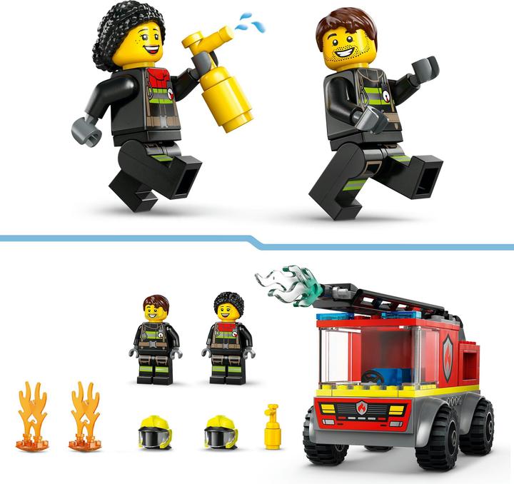 Actual product image LEGO Feuerwehrleiterfahrzeug (60463, LEGO City)
