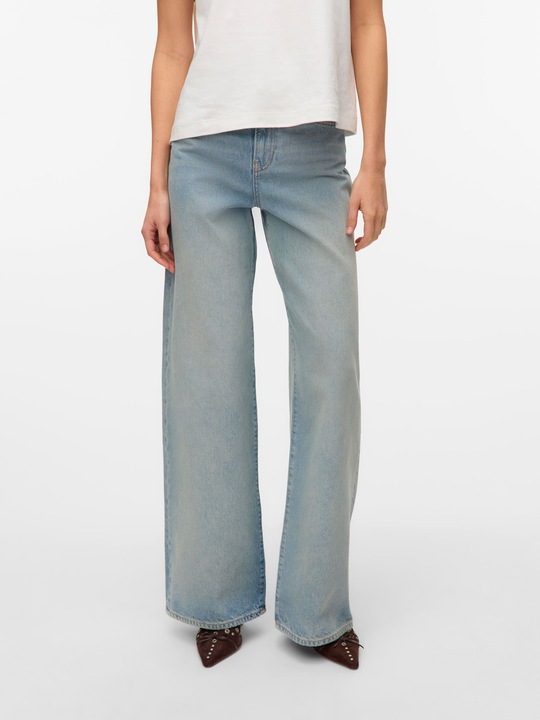 Actual product image Vero Moda VMELINA Super High Rise Weiter Beinschnitt Jeans Weit geschnitten (W25/L32)